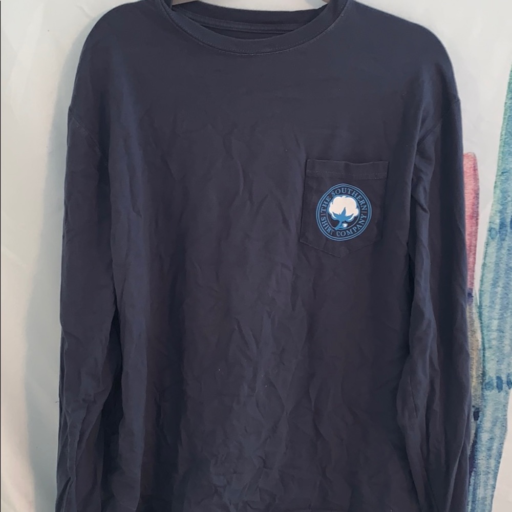 navy southern shirt co long sleeve